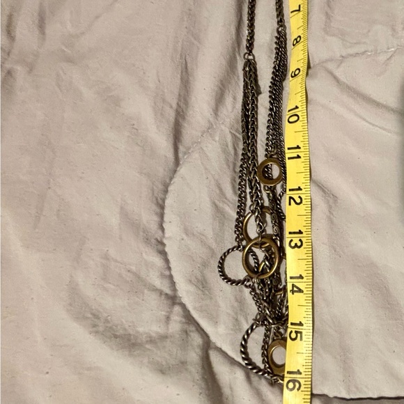 Vintage Park Lane unique multi layered circle link Necklace - Picture 10 of 12